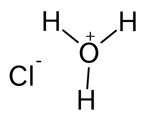 File:Hydrochloric acid dissociated.png