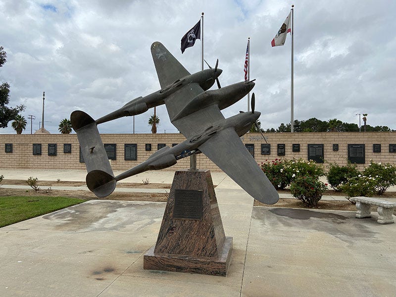 March Field Air Museum P-38 Memorial