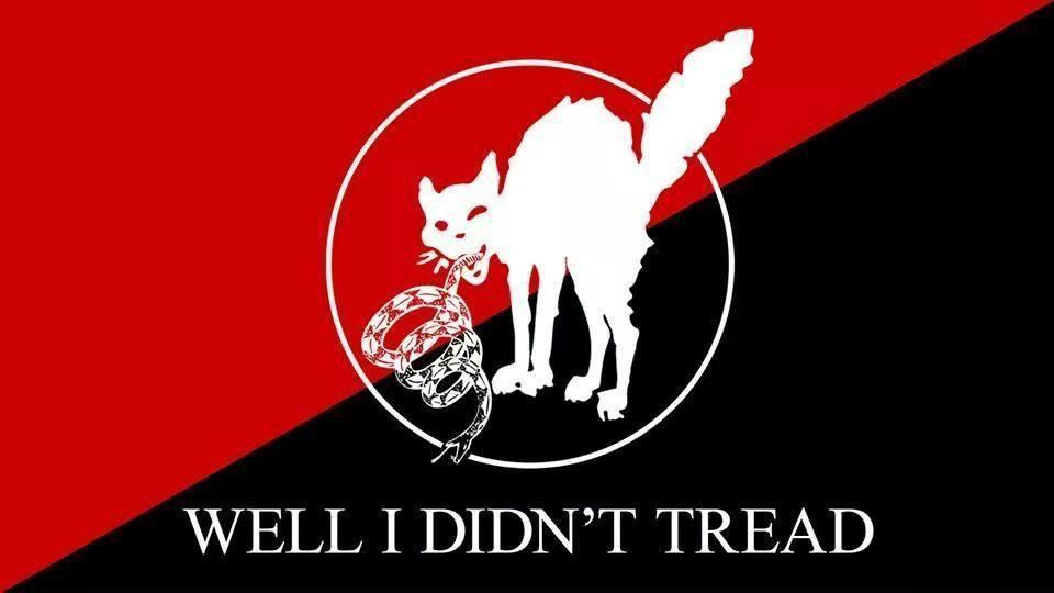 Can anyone tell me when the hissing cat became a socialist symbol? Using  this image yanked from the IWW's site as an example of what I mean :  LibertarianSocialism