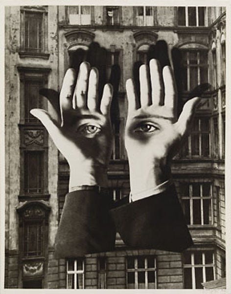 Herbert Bayer, Lonely Metropolitan, 1932 collage.