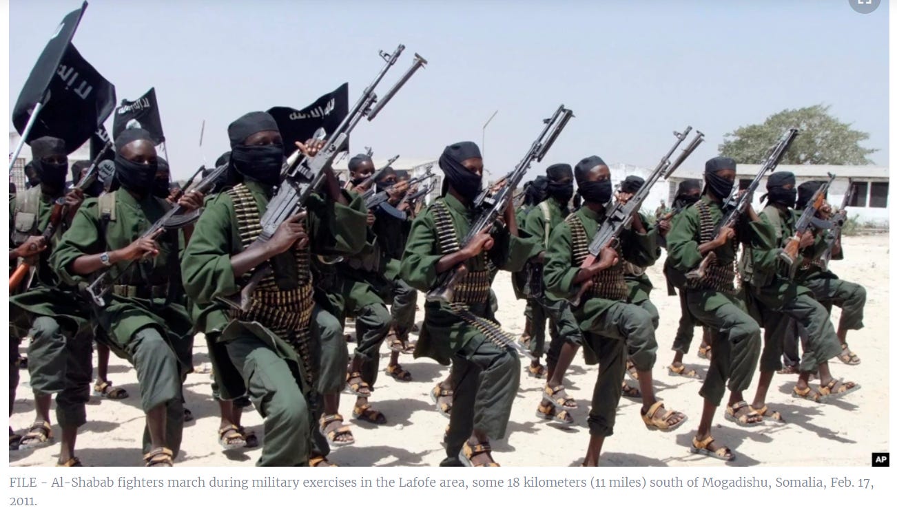 Why did al-Shabab attack inside Ethiopia?