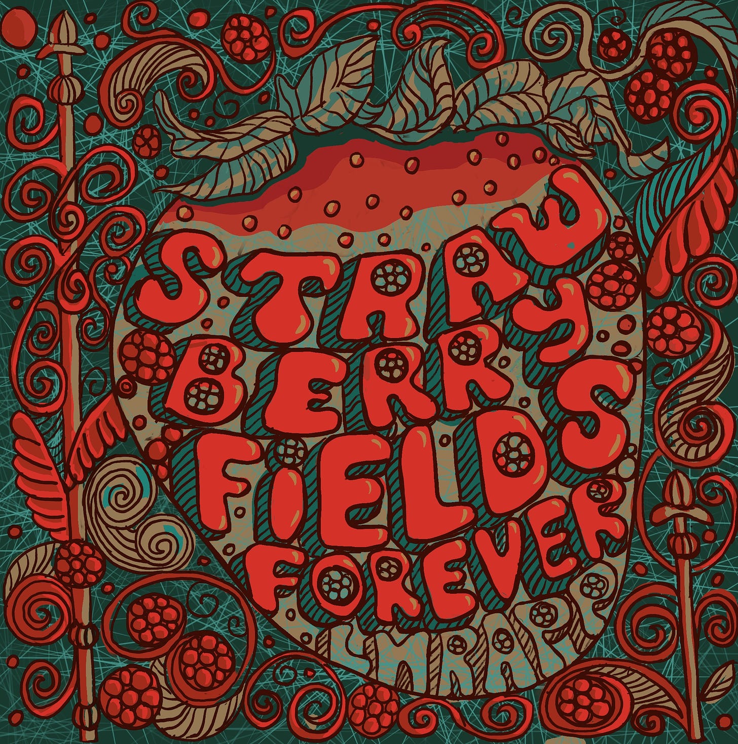 Illustration of Strawberry fields for ever