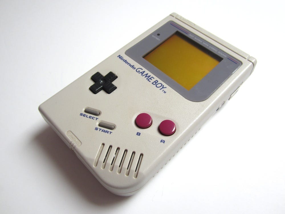 Photo of the original Nintendo Game Boy