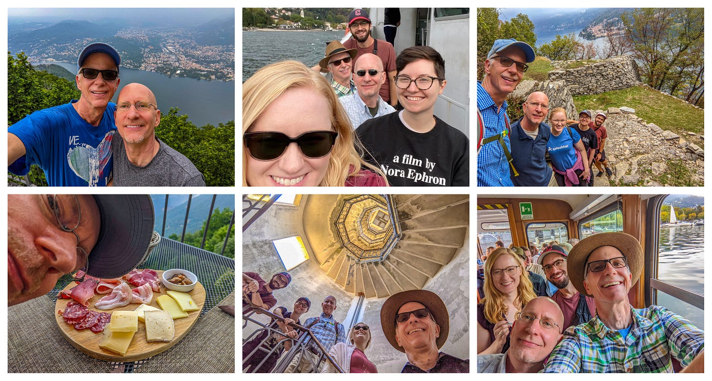 Hiking, boating, and eating our way through Lake Como, Italy.