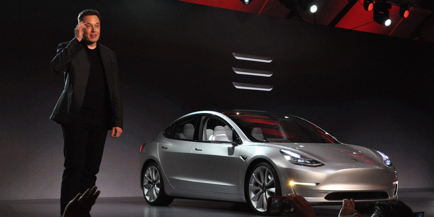 Tesla Model 3: Elon Musk originally implied orders could spike after final  production reveal, but why? - Electrek
