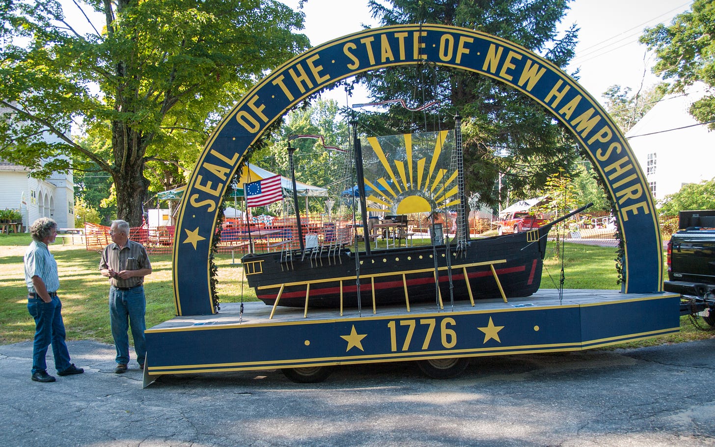 New Hampshire Seal Float