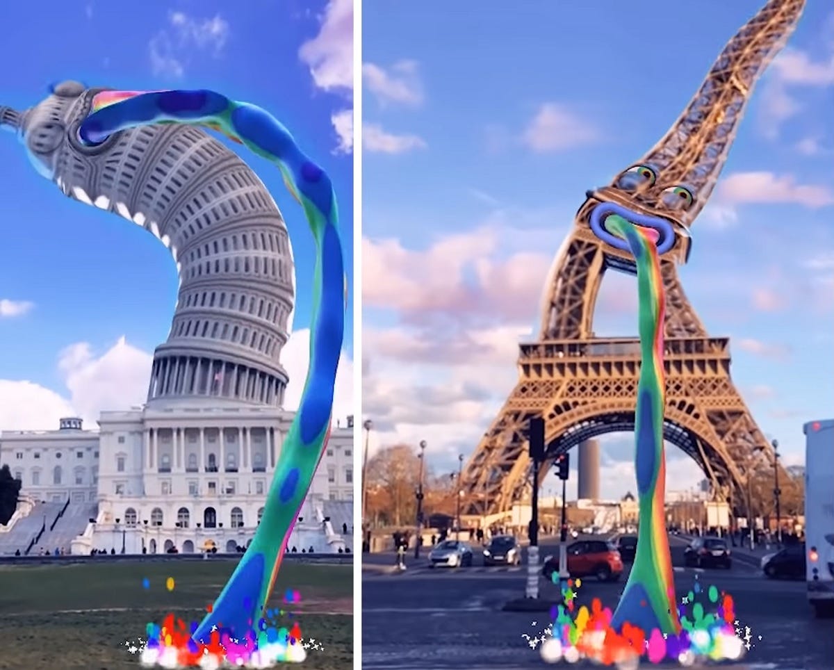 Bring word-famous landmarks to life with Snapchat's AR feature / Digital  Information World