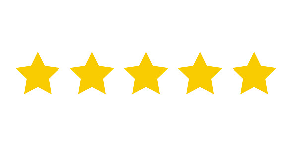 Five Yellow Stars Customer Product Rating Icon Fow Web Applications And  Websites Stock Illustration - Download Image Now - iStock