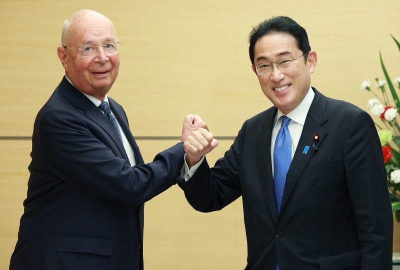 Kishida meets with WEF head - The Japan News