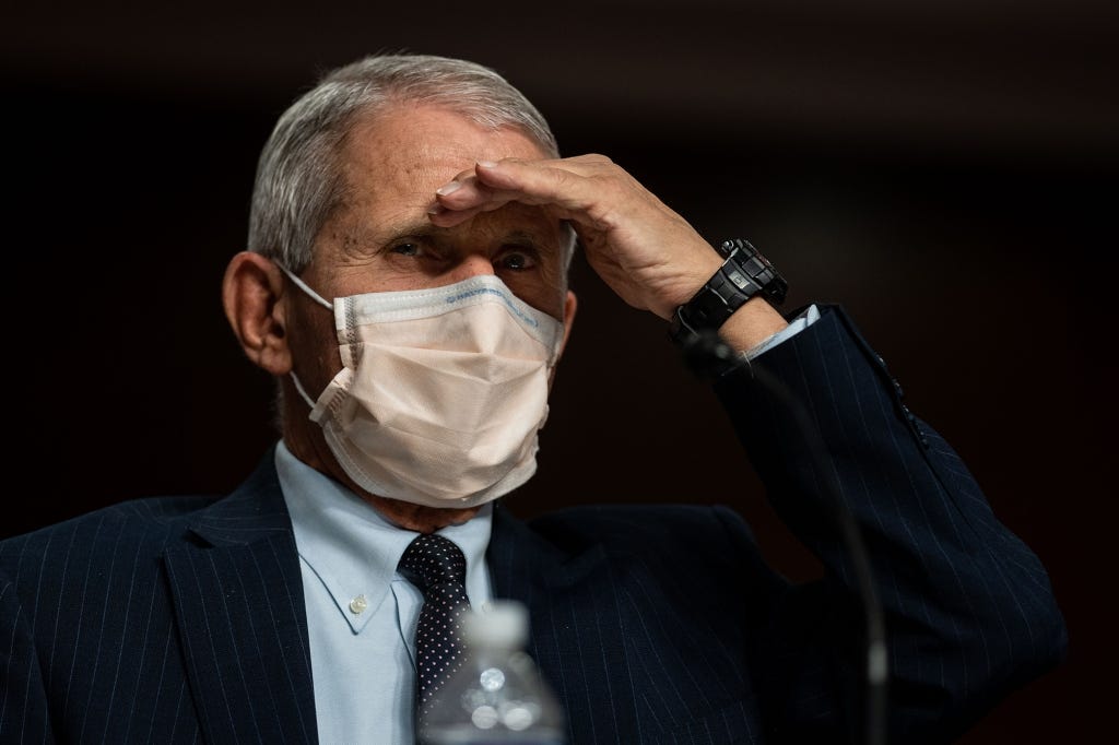 Fauci has long been an advocate for Americans masking up when indoors. 