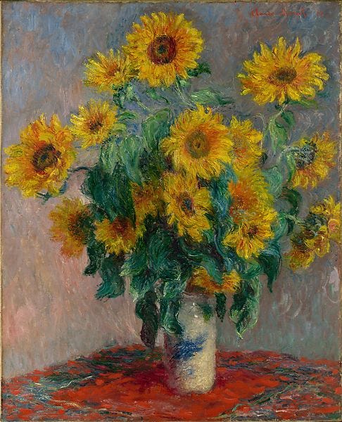 Claude Monet | Bouquet of Sunflowers | The Met