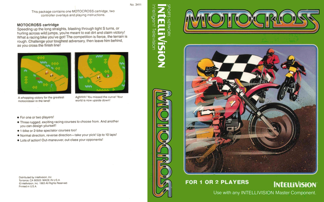 Motocross para Intellivision (1983)