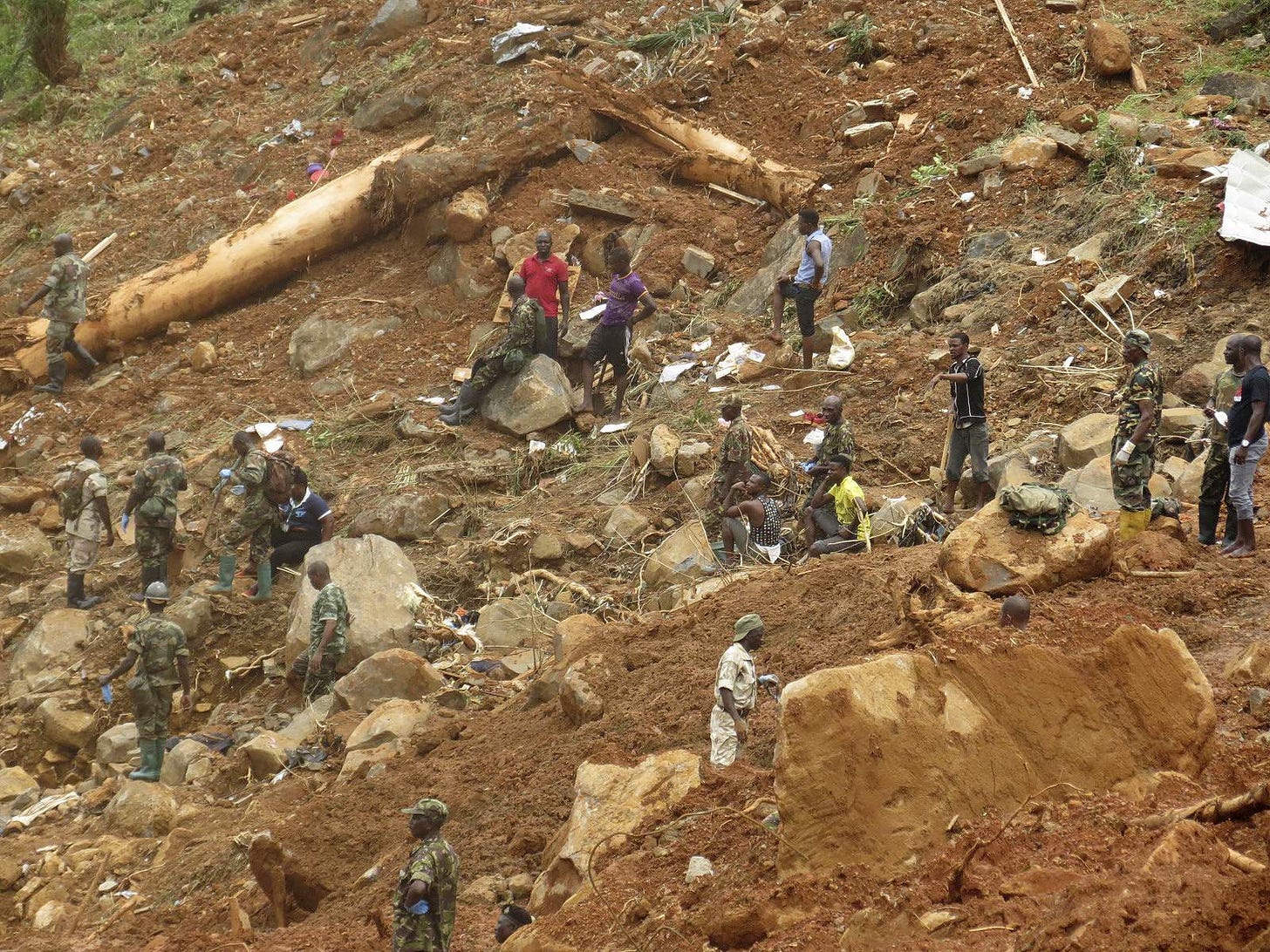 More than 300 dead, 600 missing in Sierra Leone mudslides ...
