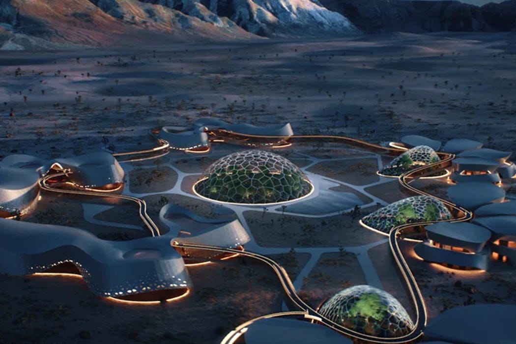 Space Architecture designed to be a home to the future humans living on  Mars! | Yanko Design