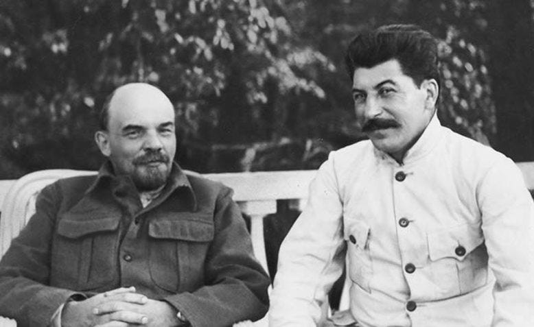 Lenin and Stalin, 1922. Photo: Public Domain