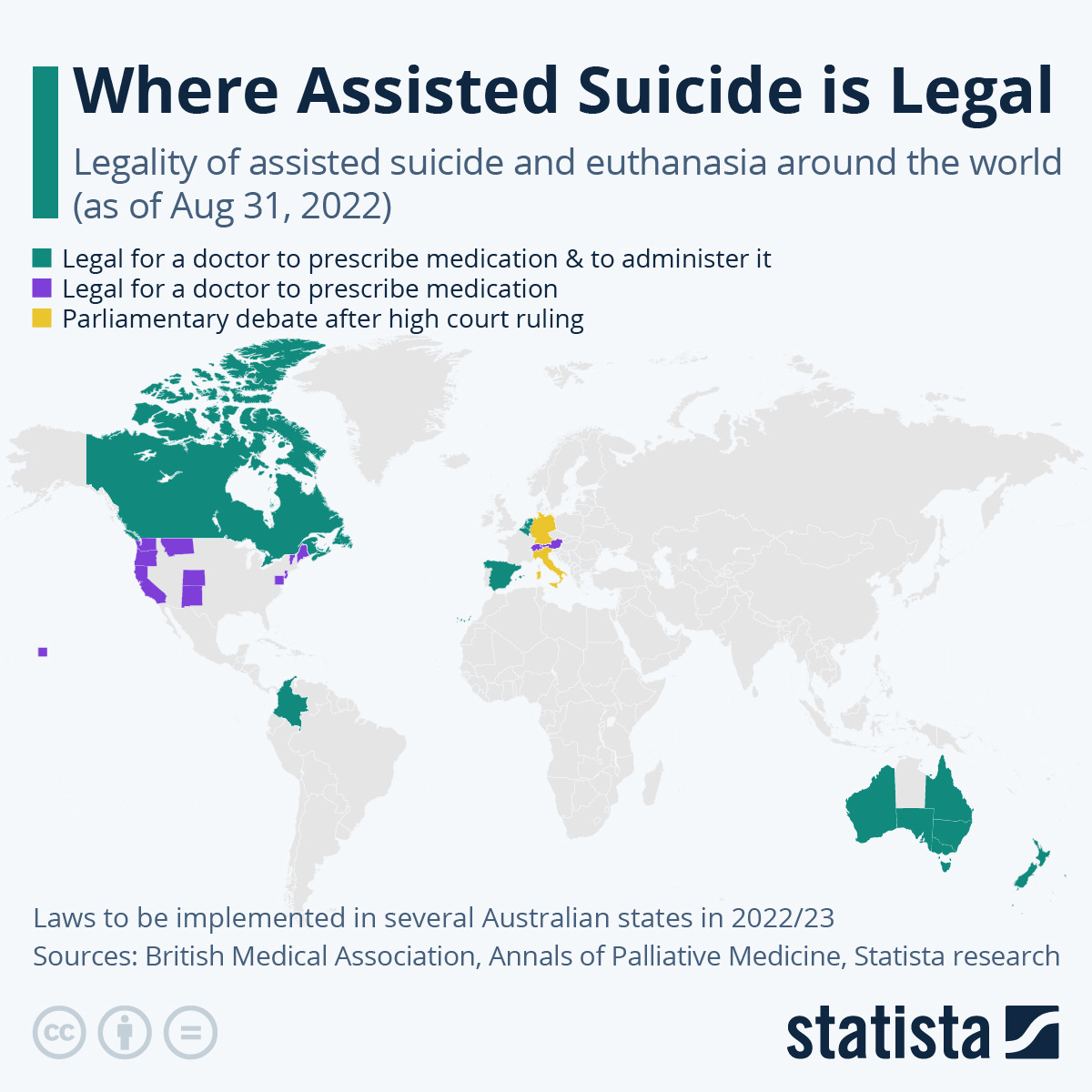 Chart: Where Assisted Suicide Is Legal | Statista