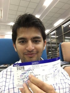At Ahmedabad Airport At Ahmedabad Airport