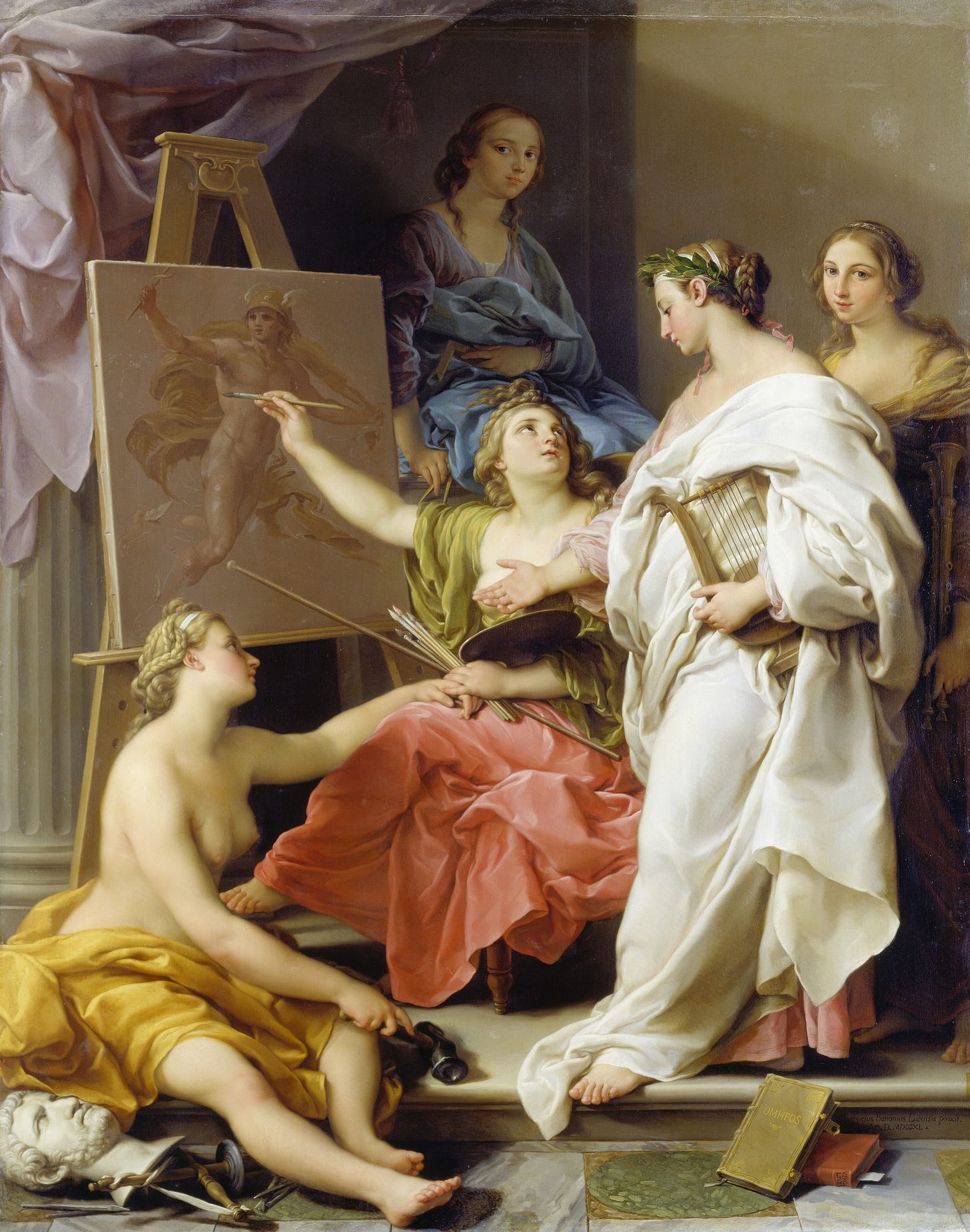 Allegory of the Arts (1740) by Pompeo Batoni