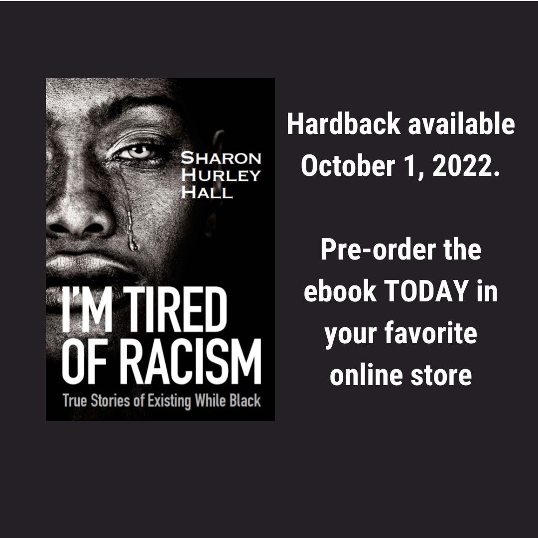 I'm Tired of Racism - book cover and pre-order details: available October 1, 2022