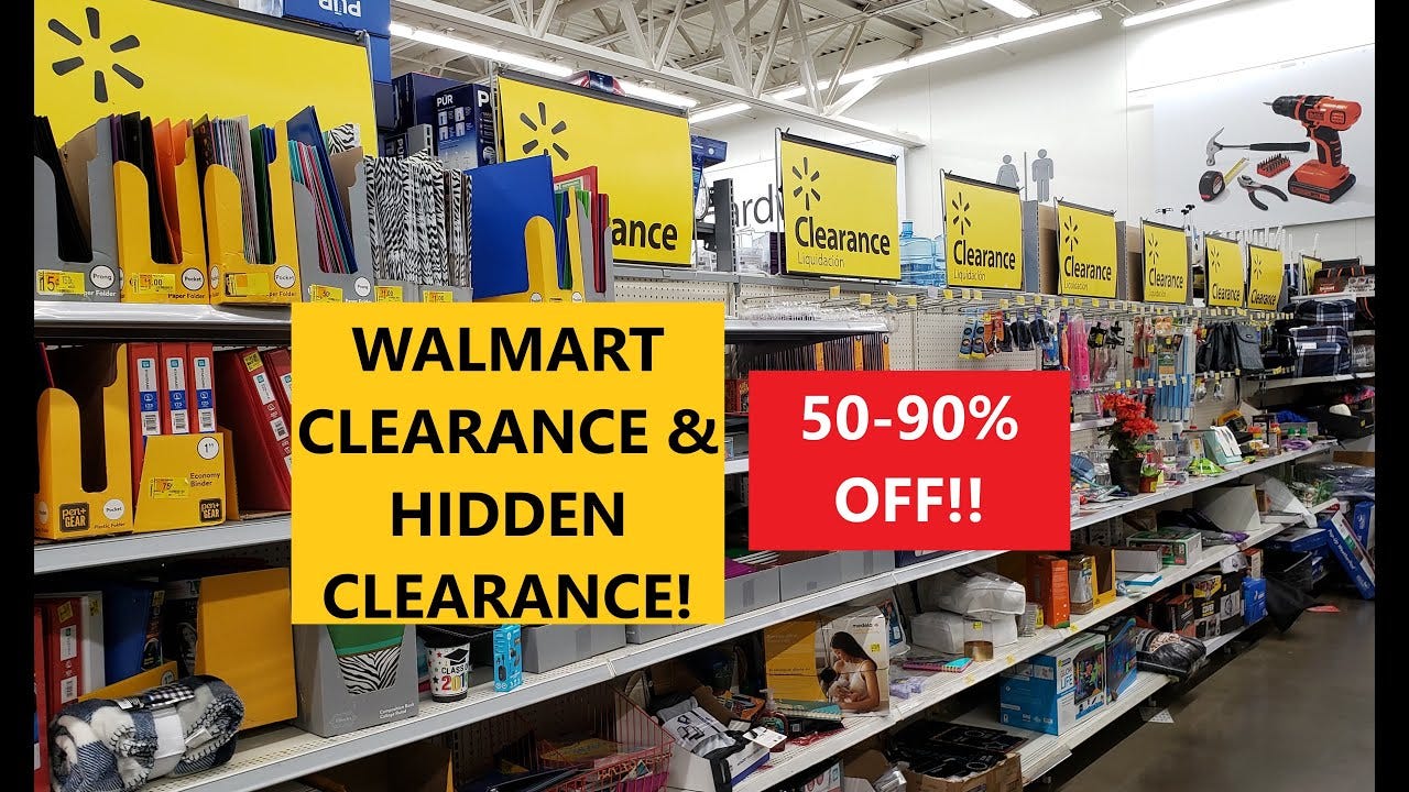 How To Find Secret Clearance Items At Walmart
