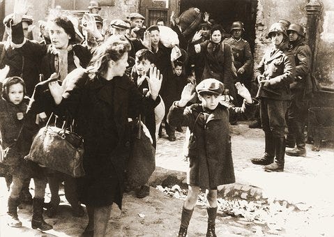 Ghetto, Warsaw, Fear, Child, Armed
