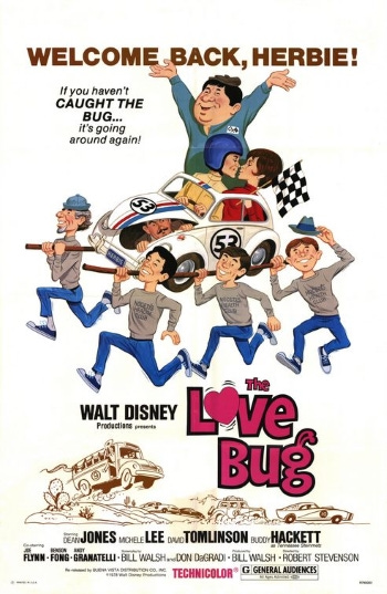 The Love Bug theatrical re-release poster