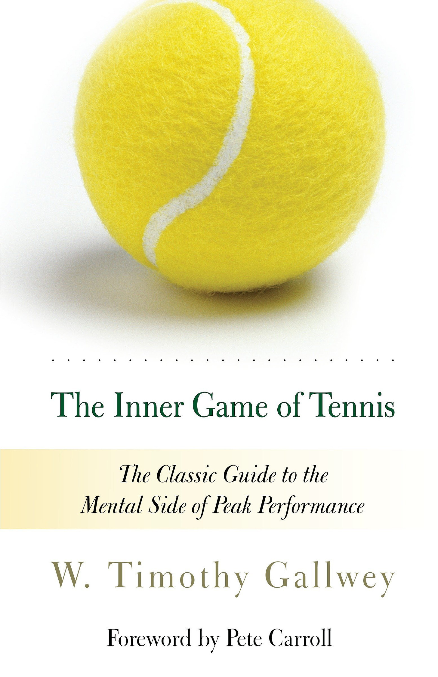 The Inner Game of Tennis - What You Will Learn