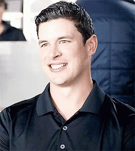 Gif of Sidney crosby laughing