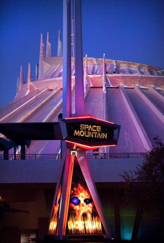 Space Mountain Ghost Galaxy, Disneyland | Halloween time at disneyland,  Disneyland, Disneyland california adventure