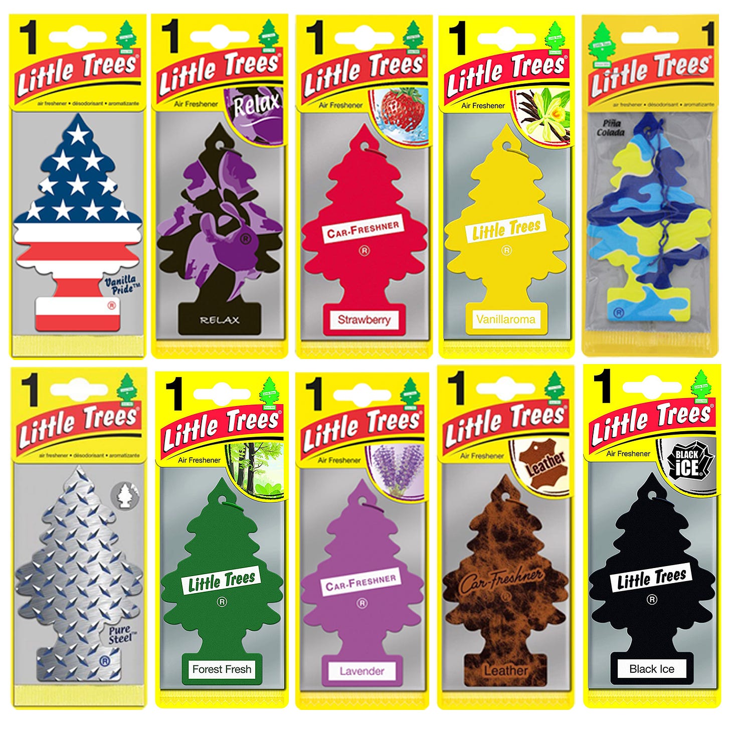 Little Trees Air Freshener Car Scent For Vehicles Home Office Fragrance ...