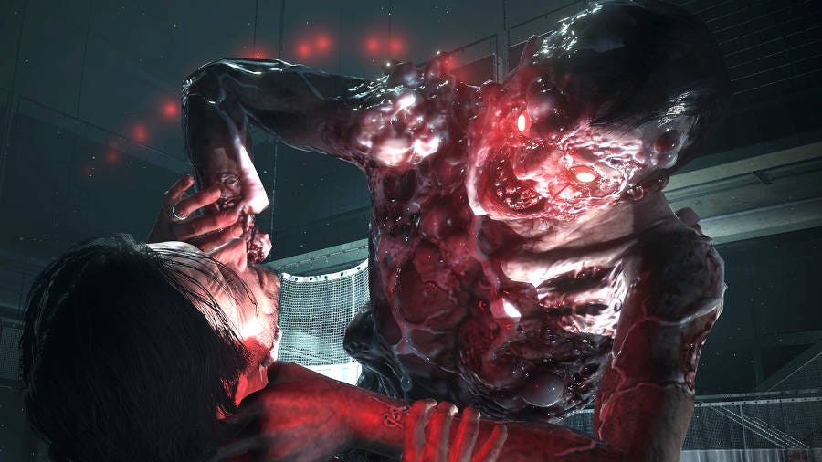 A monster in The Evil Within 2