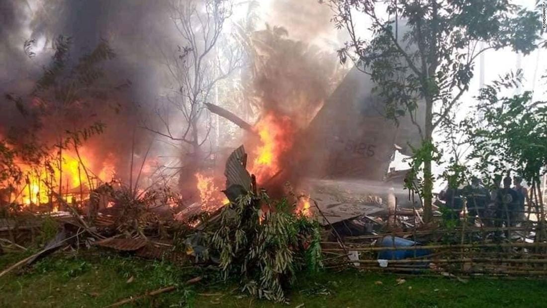 Philippine Air Force plane crash death toll rises to 50 - Times News Express