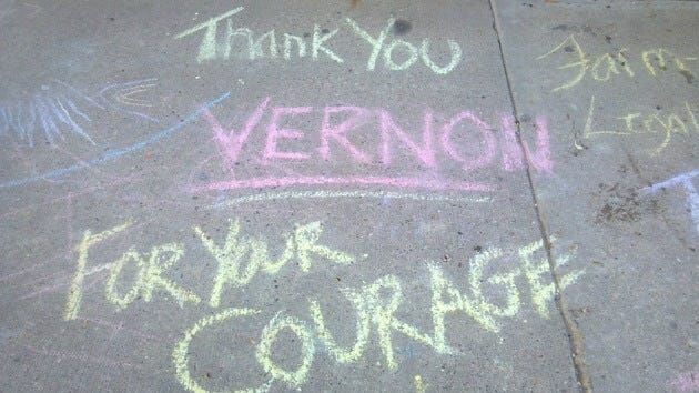 Thank you, Vernon Hershberger, for your courage and commitment!