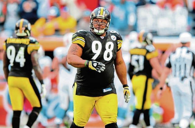 Burgh's Best to Wear It, No. 98: Steelers' Casey Hampton at front of top  NFL defenses | TribLIVE.com