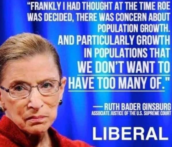 Did Ruth Bader Ginsburg Cite 'Population Growth' Concerns When Roe v ...