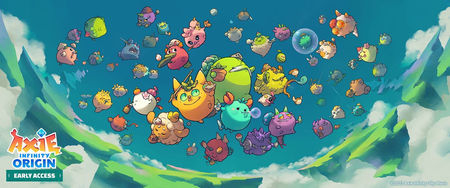 Axie Infinity🦇🔊 on Twitter: "1/ Axie Infinity: Origin is live in Early  Access! This is a very early version of the final product and we will be  upgrading it quickly over the