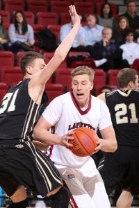 Trist looking to score - Courtesy  Jeff Levy via Lafayette Athletics