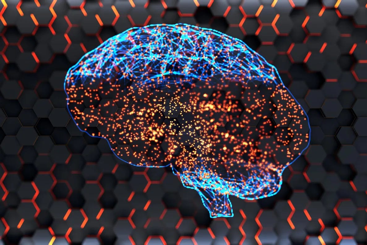 Brain Technology Artificial Intelligence Concept