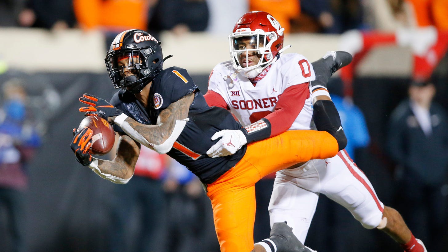 Tay Martin, Oklahoma State football wide receiver: Things to know
