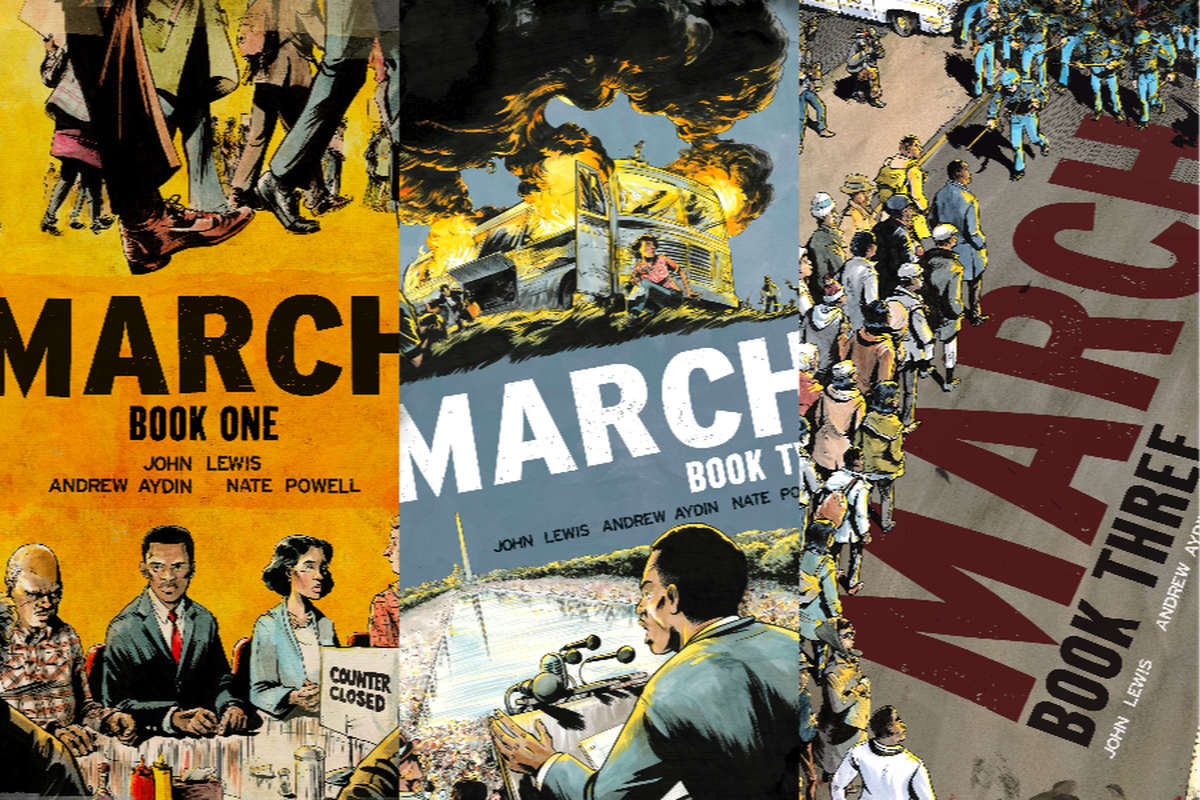 March, by John Lewis, Andrew Aydin, and Nate Powell