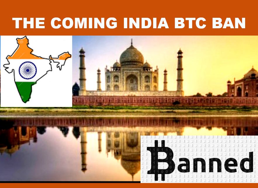 Indian bitcoin ban in 2021
