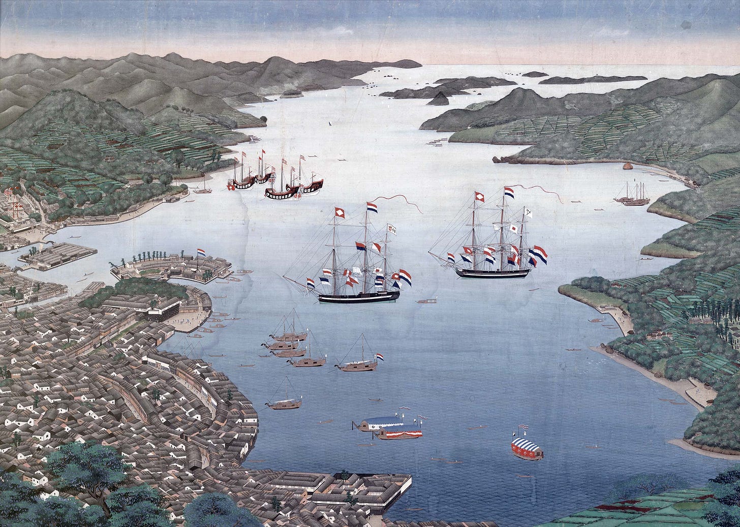 Nagasaki in 1825