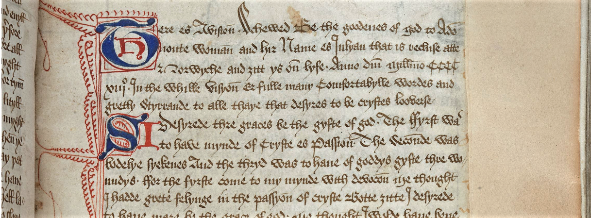 15th century manuscript of Julian's Short Text