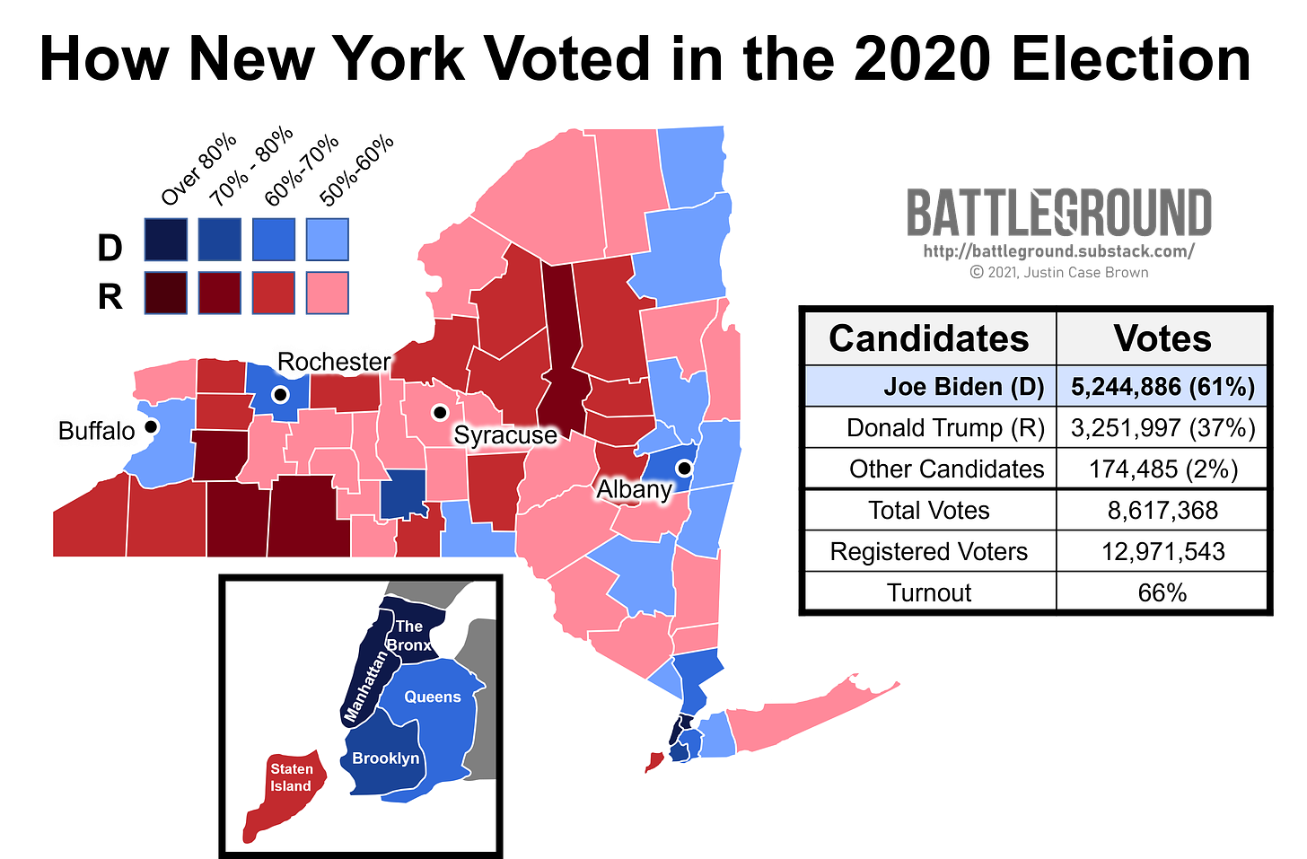 How New York Voted in the 2020 Election