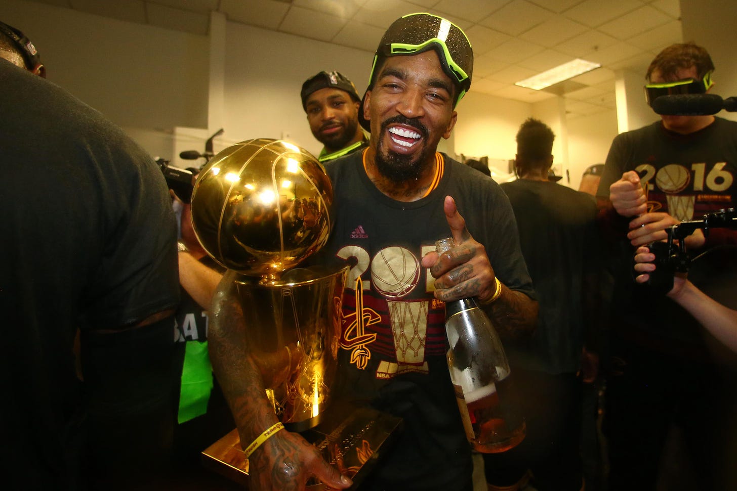 J.R. Smith Gets Emotional Discussing Family After Cavaliers Win 2016 NBA  Finals | Bleacher Report | Latest News, Videos and Highlights