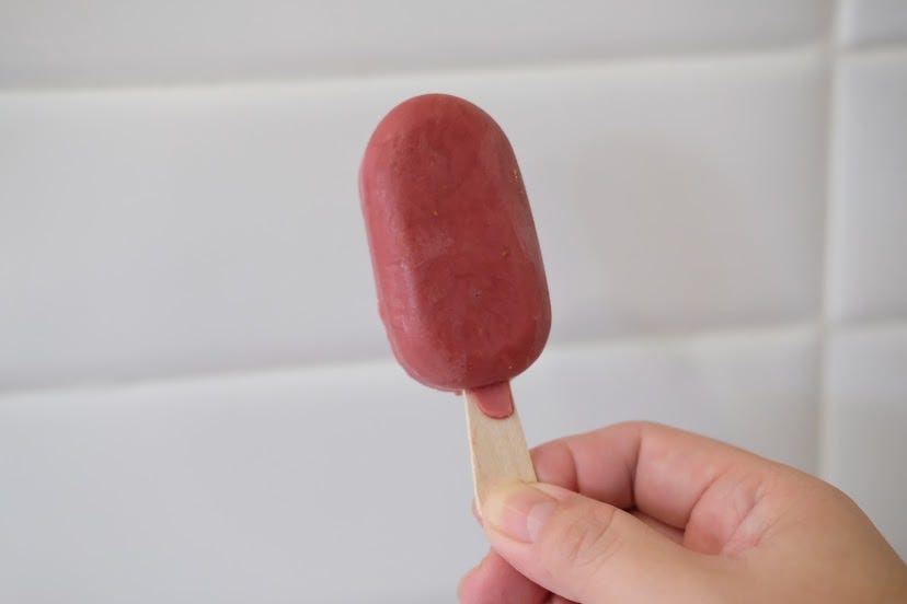 strawberry popsicle