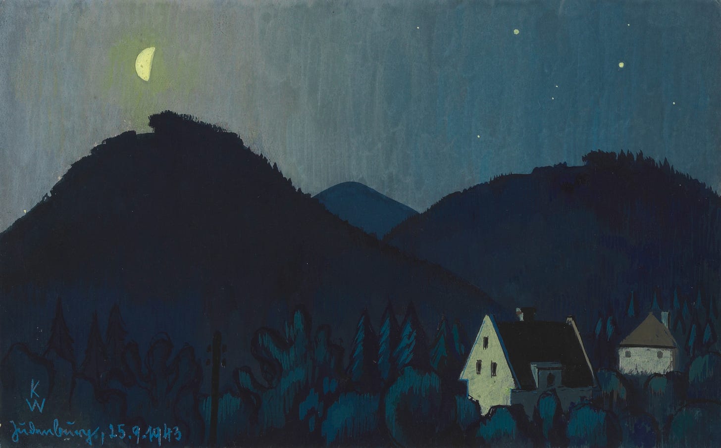 Judenburg bei Nacht (1943)by Karl Wiener
