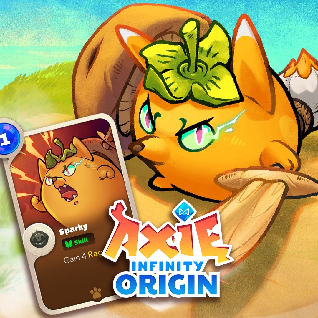 Axie Infinity🦇🔊 on Twitter: "Axie Infinity: Origin - 3 free starter Axies  ✨ - All new cards 👀 - Axie upgrading 🛡️ - Live in Early Access 🪶  Download: https://t.co/AKsLWu1QXz https://t.co/pqNWgiiIws" / Twitter