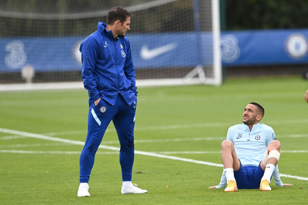Frank Lampard impressed by Hakim Ziyech in training, Chelsea debut possible  this weekend - The Chelsea Chronicle