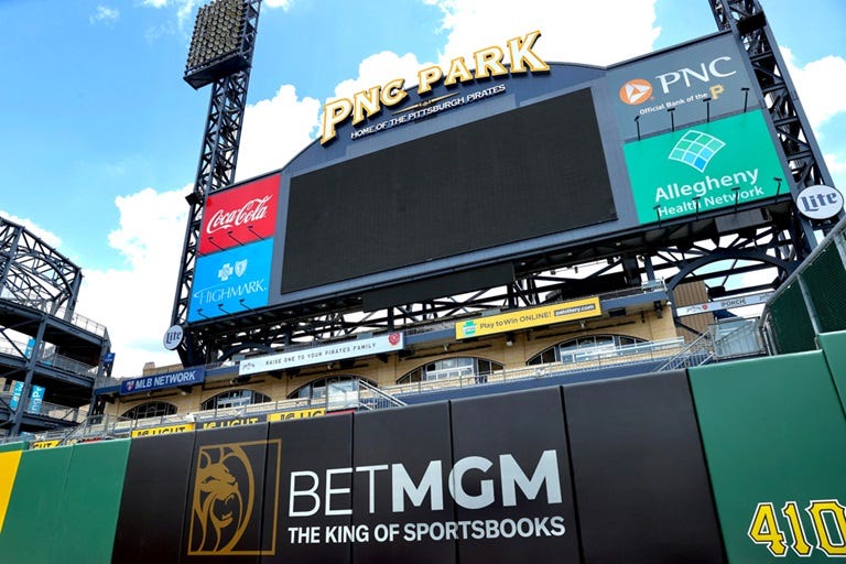 BetMGM signs on with Pirates, gets prominent PNC Park placement